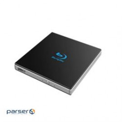 Liteon Storage EB1 Ultra Slim Portable BD Writer External UHD 4K USB 3.0 60000 POH Retail
