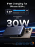 УМБ Ugreen 20000mAh 30W PD/QC, USB-A, 2xUSB-С (PB532) Gray (55989B)