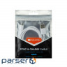 Дата кабель USB 2.0 AM to Lightning 1.0m White Canyon (CNE-CFI1W)