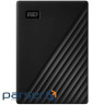Портативний жорсткий диск WD My Passport 6TB USB3.2 Black (WDBR9S0060BBK-WESN)