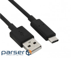 Кабель Kingda USB AM-Type-CM, 1.0м, чорний (S0590)