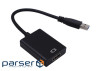 Перехідник USB 3.0 AM --> HDMI AF кабель 20см (S0697) (S0697)