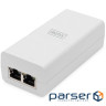 PoE-Інжектор DIGITUS PoE+ 802.3at, 10/100/1000 Mbps, Output max. 48V, 30W, білий (DN-95132)