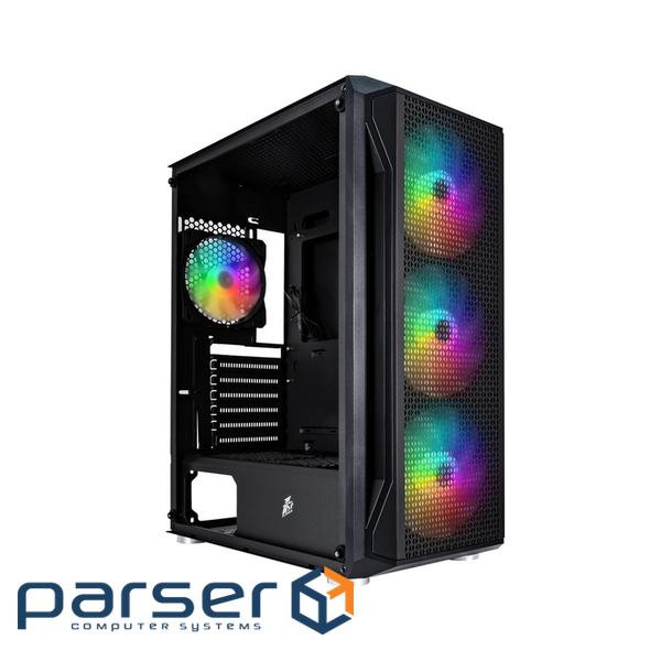 Корпус 1STPLAYER Firebase X5 4F1+PS-750FK Black 750W (X5-BK-4F1-PS-750FK-EU)