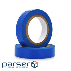 Fire-resistant electrical tape XILIN 0.13mm*18mm*10m (blue), temp:0+80& (0.13mm*18mm*10m blue )