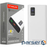 Повербанк TITANUM 727S 20000mAh White (TITANUM 727S 20000mAh 22.5W White)
