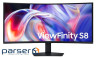 Монітор вигнутий VA 40",5120*2160,144 Гц SAMSUNG LS40H850TAIXUA