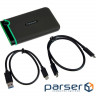Портативний жорсткий диск TRANSCEND StoreJet 25M3C 4TB USB3.1 Iron Gray (TS4TSJ25M3C)