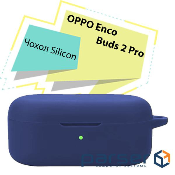 Чохол для навушників BeCover Silicon для OPPO Enco Buds 2 Pro Deep Blue (713224)