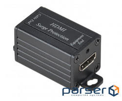 Перехідник моніторний HDMI M/F (адаптер),прямий Surge Protector,чорний (78.01.6012-1)