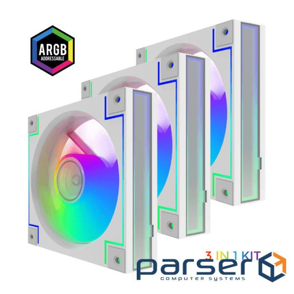 Комплект вентиляторів GAMEMAX RD300 White 3-Pack