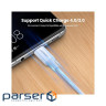Дата кабель USB-C to USB-C 0.5m 3A 60W US264 white Ugreen (60517)