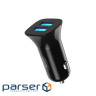 Зарядний пристрій XO TZ10 2.4A/2 USB + Micro USB Black (XO-TZ10-MC-BK)
