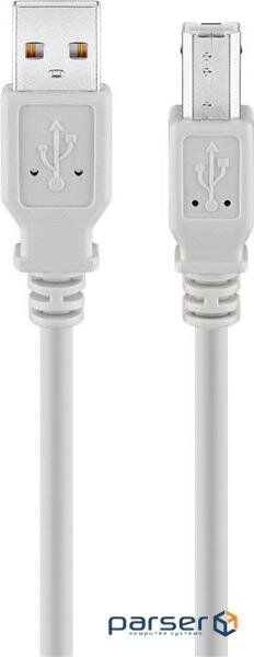 Cable Goobay USB2.0 A-B M/M 1.8m, AWG24+28 2xShielded D=4.5mm Cu (75.05.0953-1)