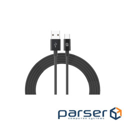 Дата кабель USB 2.0 AM to USB-C 1.0m AMD718B black Armorstandart (ARM64291)