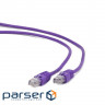 Патч-корд 0.25м Cablexpert UTP, фіолетовий, 0.25 м, 6 cat. (PP6-0.25M / V)