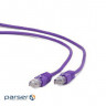 Патч-корд 0.25м Cablexpert UTP, фіолетовий, 0.25 м, 6 cat. (PP6-0.25M / V)