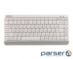 Keyboard A4Tech FK11 Fstyler Compact Size USB White (FK11 USB (White))
