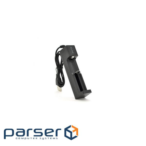 Зарядний пристрій для акумуляторів Merlion 1 Slot, 18650/26650, 4.2V/1000mAh, живлення (YT-C1*18650)