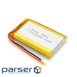 Літій-полімерний акумулятор 9*36*59mm (Li-ion 3.7В 2500мА&middot,год) (903659) ) (903659)