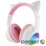 Беспроводные наушники Proove Kids LumiCat (APP) white/pink (HPLC0001AP25)