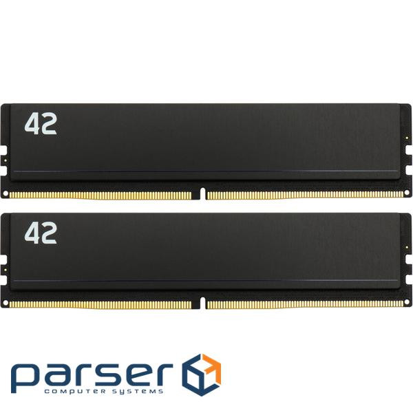 Модуль пам"яті для комп"ютера DDR5 32GB (2x16GB) 6000 MHz 42-Series eXceleram (E-42-011D-32)