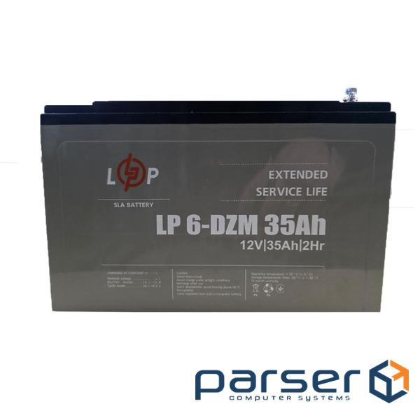 Тяговый свинцово-кислотный AGM аккумулятор LP 6-DZM-35 Ah (42061)