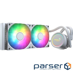 Система водяного охлаждения AeroCool Abyss L240R White (ACLA-AB24117.21), Intel: 1851/1700/1200/115X