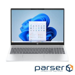 ноутбук 16_2KI/R5 8540U/16/1TB/Radeon 740M/DOS/BL/ Glacier Silver HP OmniBook 5 Laptop 16- (D16D9EA)