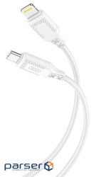 Кабель XO NBQ236A Braided Type-C to Lightning - 27W - 1m (NBQ236A_White)