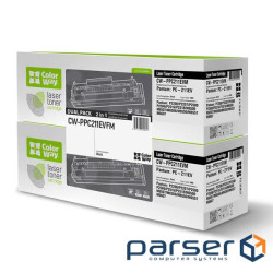 Картридж CW (CW-PPC211EVFM) Pantum P2200/2207/2506/M6500/M6607 Black (PC-211EV) Dual Pack