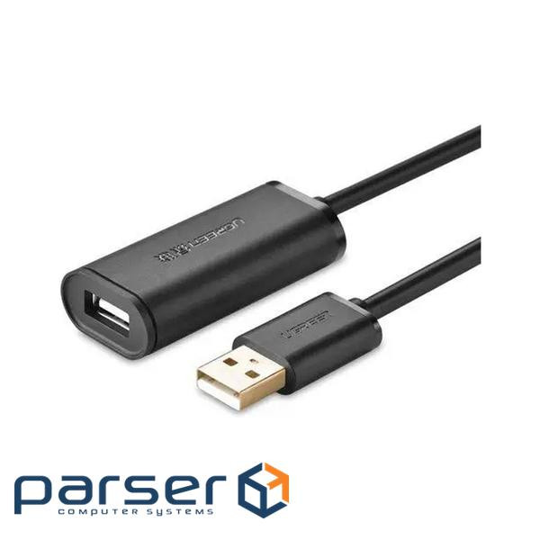 Дата кабель USB 2.0 AM to AF 15.0m Active black Ugreen (10323)