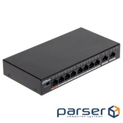 Network switch Cisco SG350X-48-K9-EU Тип - управляемый 3-го уровня, форм-фактор - в стойку, количество портов - 54, порты - SFP+, Gigabit Ethernet, комбинированный, возможность удаленного управления - управляемый, коммутационная способность - 176 Гбит/ с, размер таблицы МАС-адресов - 64000 Кб, корпус - Металический, 48x10/ 100/ 1000TX, 2хSFP+ Dahua DH-PFS3010-8ET-96 (PFS3010-8ET-96)