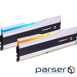 Модуль пам'яті G.SKILL Trident Z5 RGB Matte White DDR5 6400MHz 64GB Kit 2x (F5-6400J3239G32GX2-TZ5RW)