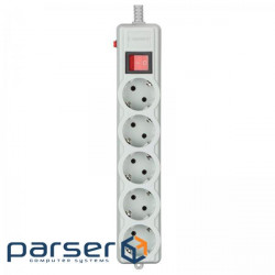 Network filter, gray, 1.8 m cable, 5 sockets (SPG5-G-6G-PRO)
