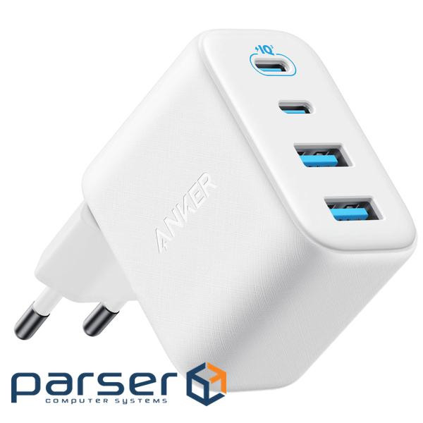 мережева зарядка ANKER Zolo Charger - 50W, 2xUSB-C & 2xUSB-A (Біла) (A121EG21)