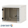 19 "настінний шафа, двосекційний 6U, (370x600x520мм) (RBA-06-AD5-CAX-A1)