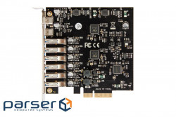 Adapter FRIME PCIe to USB3.2 Gen2 Type-A+C (6+2) ASM3142+VL822 (ECF-PCIETOUSB013)