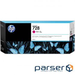 Картридж HP DJ No.728 Magenta, DesignJet T730/T830 300 ml (F9K16A)