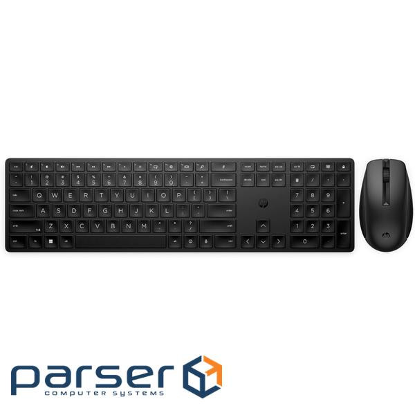 Комплект клавіатура та миша НР 650, WL, EN/UK, чорний (4R013AA)