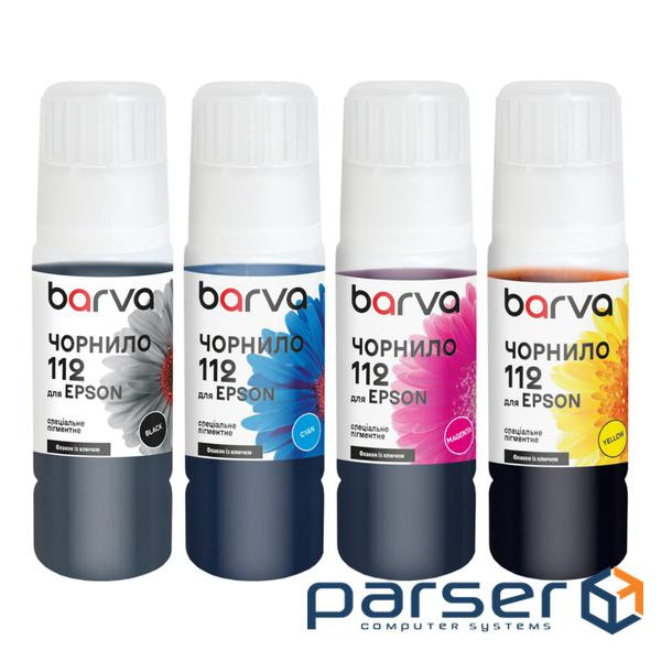 Чорнило Barva Epson 112 4x70 мл, BK/C/M/Y special, pigment, OneKey (E112-070-MP)