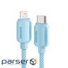 Дата кабель USB-C to Lightning 1.0m 20W blue Essager (EXCTL-WL03-P)