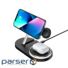 Зарядний пристрій Armorstandart Wireless Charging H102 3 in 1 Magnetic Black (ARM78103)