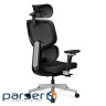 Офісне крісло Mealux D2 Air Fabric Black (HF-D2 F/B)