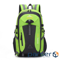Рюкзак спортивний, Alaska40-Gr, полієстр, вихід під кабель USB / навушники, 40L, зелений, Q50