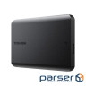 Toshiba External Hard Drive Canvio Basics Excl (2.5 " 2TB, USB3.2 Gen 1, Black) (HDTB520MK3AA)