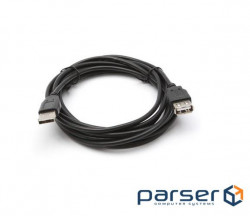 Кабель USB AM-AF (продолжитель), 1.8 м, черный (S0520)