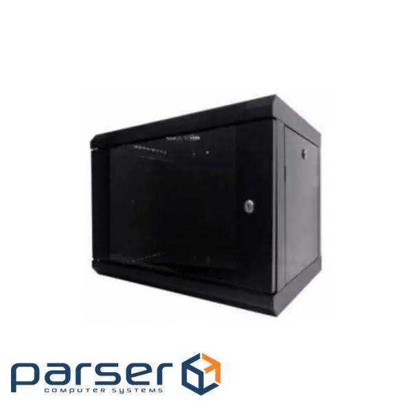 Hypernet Шафа комутаційна настінна 9U 600x500 розбірна (WMNC-500-9U-FLAT-BLACK)