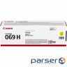 Картридж Canon 069H Yellow 5.5K (5095C002)