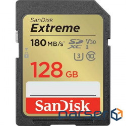Карта пам'яті SanDisk 128 GB SDXC UHS-I U3 V30 Extreme (SDSDXVA-128G-GNCIN)